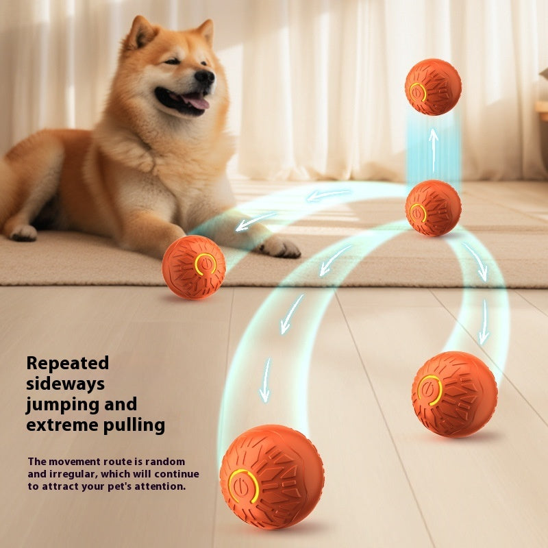 Interactive LED Jumping Ball for Dogs – Automatic, Bouncy, Durable, Fun!